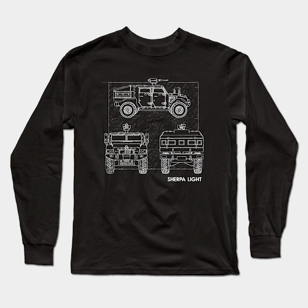 Sherpa Light vehicle Long Sleeve T-Shirt by Arassa Army